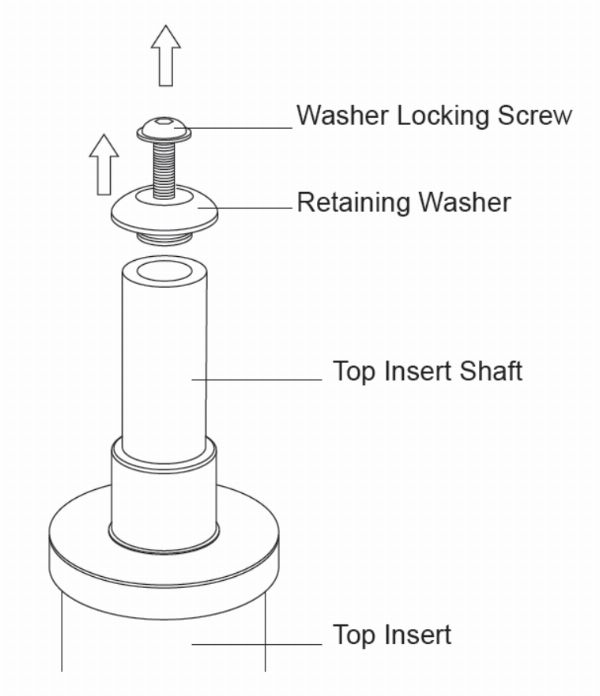 Shaft Alignment Guide for removable X-Pole Studio Pole